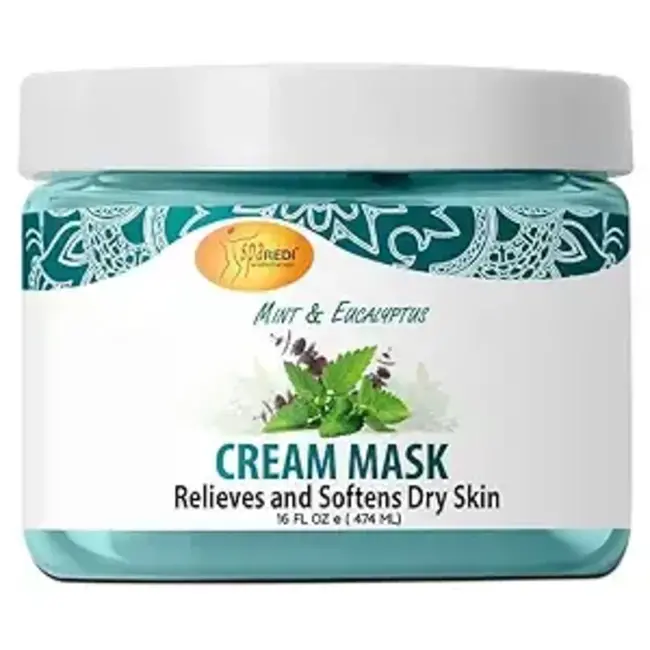 Spa Redi - Cream Mask - 16 oz - Mint Eucalyptus