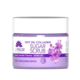 LA PALM La Palm - Step 3 - Hot Oil Sugar Scrub - 12 oz - Sweet Lavender Dreams