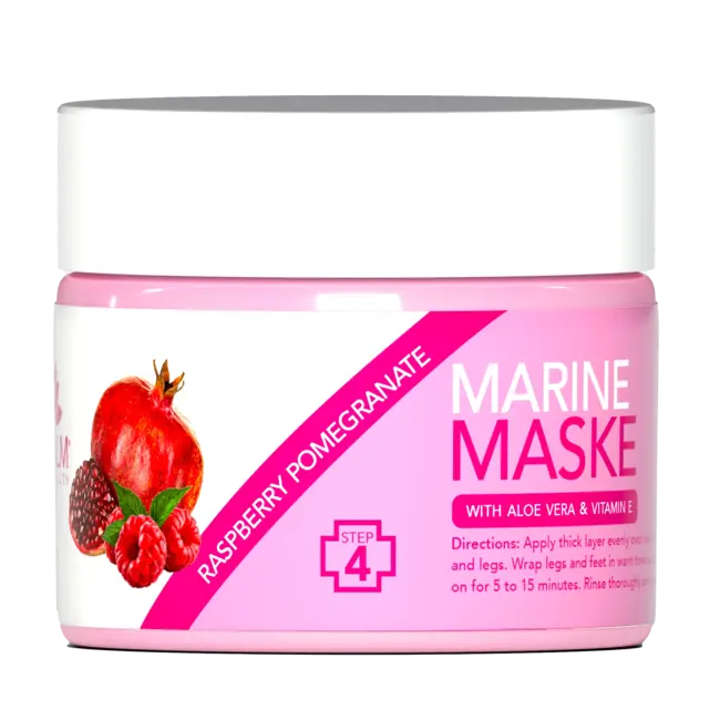 LA PALM La Palm - Step 4 - Pedi Marine Maske - Raspberry Pomegranate - 12 oz