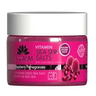 LA PALM La Palm - Step 1 - Sea Spa Salts - 12 oz - Raspberry Pomegranate