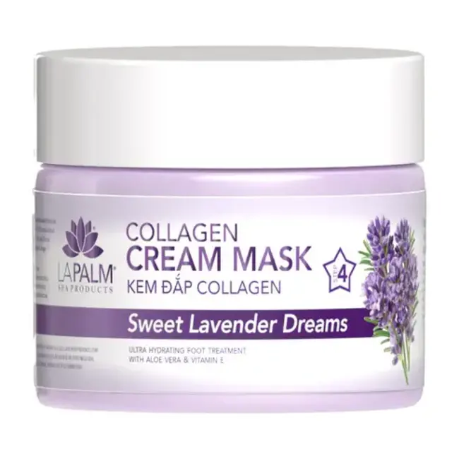 LA PALM La Palm - Step 4 - Collagen Cream Mask - 12 oz - Sweet Lavender