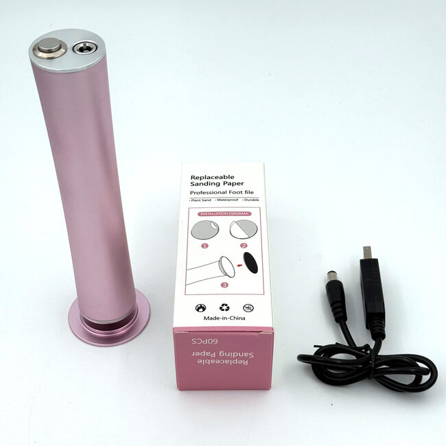 Electric Foot Callus Remover - Pink