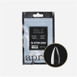 Apres Apres - Refill Bags - Natural - Stiletto Medium - #000