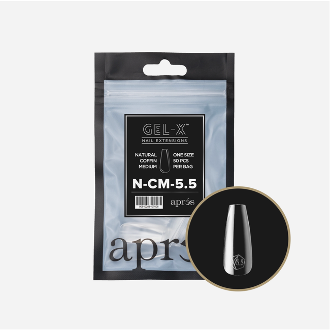 Apres - Refill Bags - Natural - Coffin Medium - #5.5