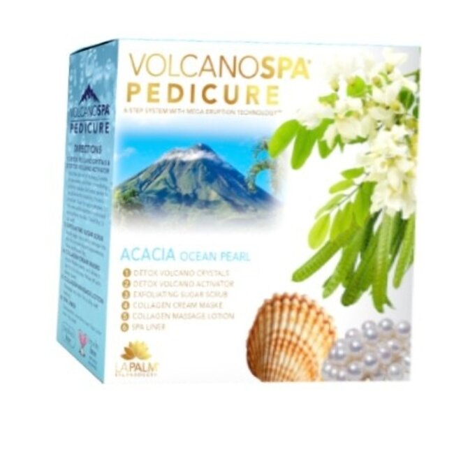 Volcano Spa - Pedi Box - Acacia Ocean Pearl - 1 ct