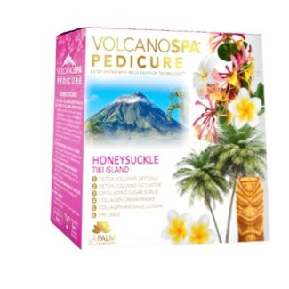 LA PALM Volcano Spa - Pedi Box - Honeysuckle Tiki Island - 1 ct