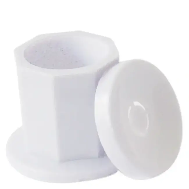 DL - Plastic Dappen Dish - White - DL-C510