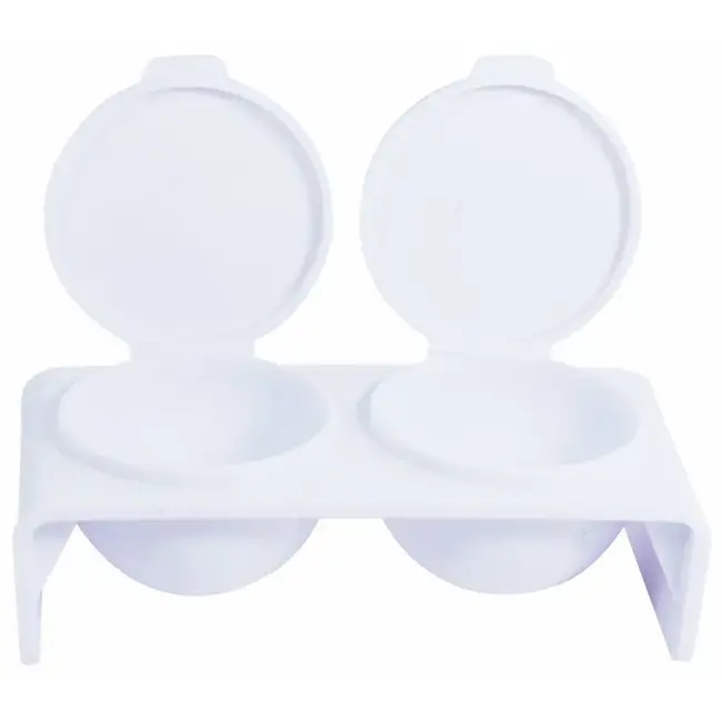 DL - Double Dappen Dish - White