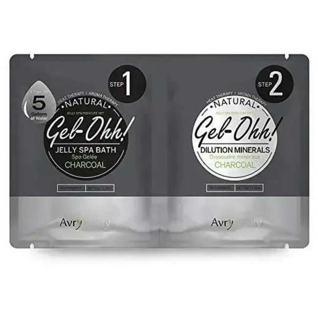 Gel-Ohh! - Jelly Spa Bath - Charcoal - 1 ct
