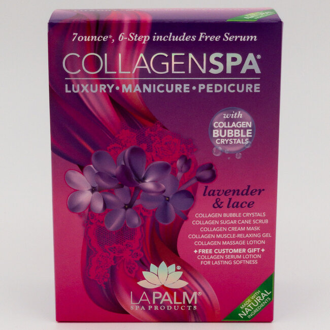 LA PALM La Palm - 6 step - Collagen Spa - Lavender Lace - 1 ct