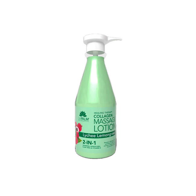 LA PALM La Palm - Massage Lotion - 24 oz - Lychee Lemongrass