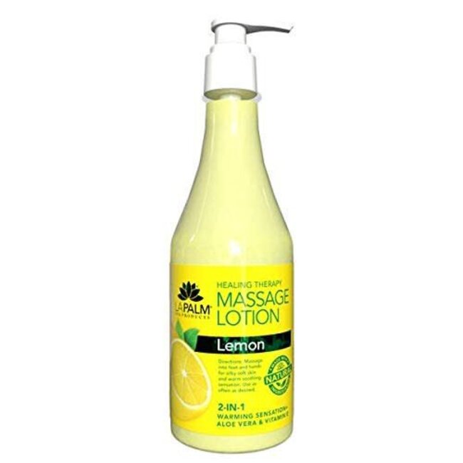 La Palm - Massage Lotion - 24 oz - Lemon
