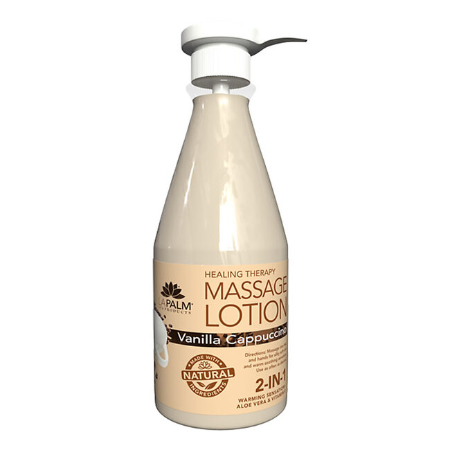 La Palm - Massage Lotion - 24 oz - Vanilla Cappuccino