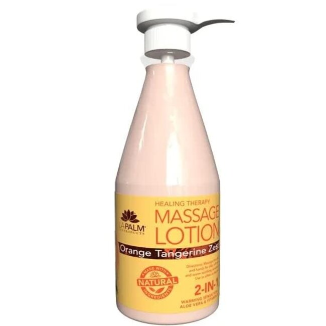 La Palm - Massage Lotion - 24 oz - Orange Tangerine Zest