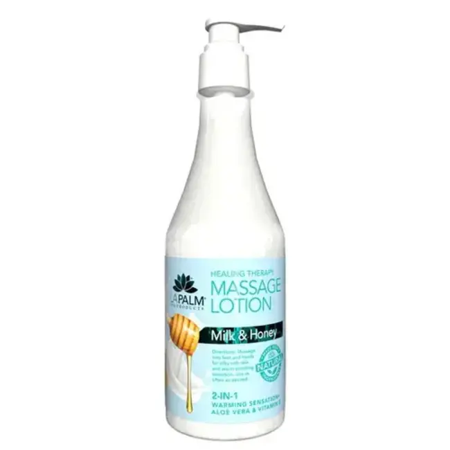 La Palm - Massage Lotion - 24 oz - Milk & Honey