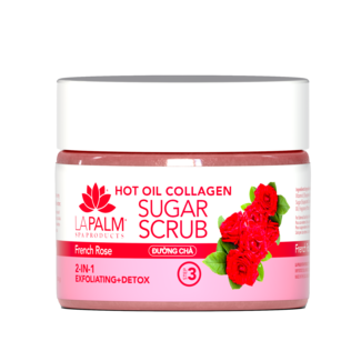 LA PALM La Palm - Step 3 - Hot Oil Sugar Scrub - 12 oz - French Rose