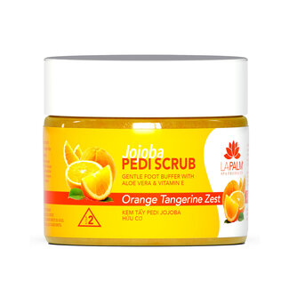 LA PALM La Palm - Step 2 - Jojoba Pedi Scrub - 12 oz - Orange Tangerine Zest
