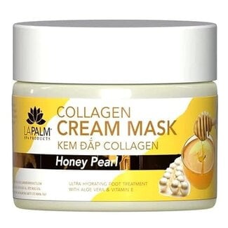 LA PALM La Palm - Step 4 - Collagen Cream Mask - 12 oz - Honey Pearl