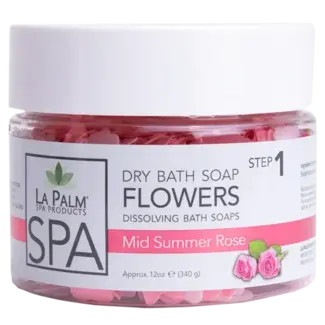 LA PALM La Palm - Step 2 - Jojoba Pedi Scrub - 12 oz - French Rose (Mid Summer Rose)