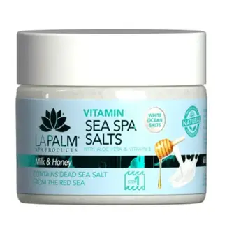 LA PALM La Palm - Step 1 - Sea Spa Salts - 12 oz - Milk & Honey