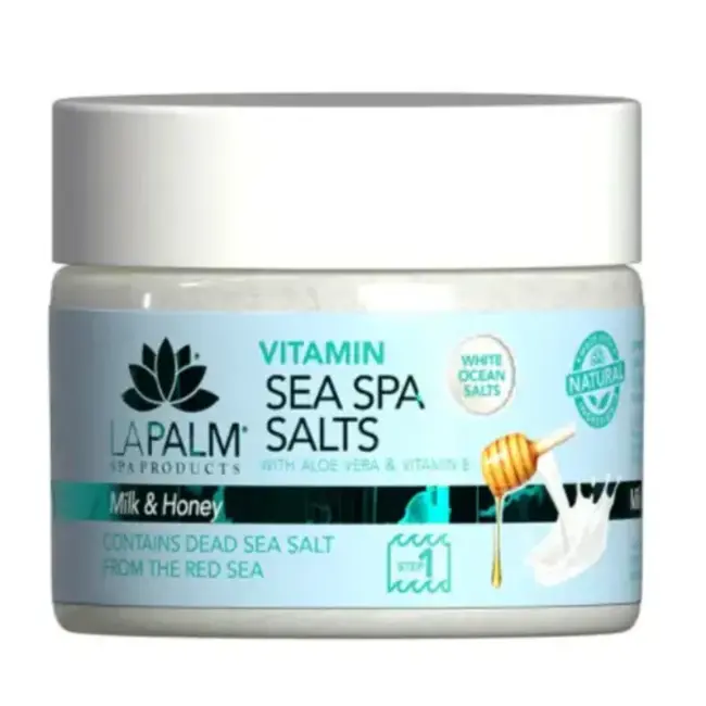 La Palm - Step 1 - Sea Spa Salts - 12 oz - Milk & Honey