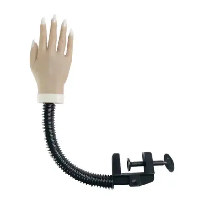 Cre8tion Cre8tion - Silicon Practice Hand - Tabletop w/ Long Counter Clamp - 10442