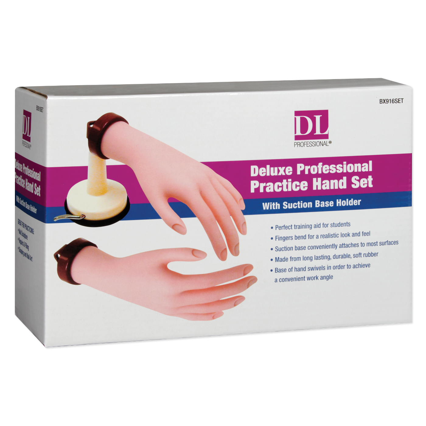 Practis Hand Kit DL Professional DL - Deluxe Practice Hand Set - 2 Hands - BX916SET ...