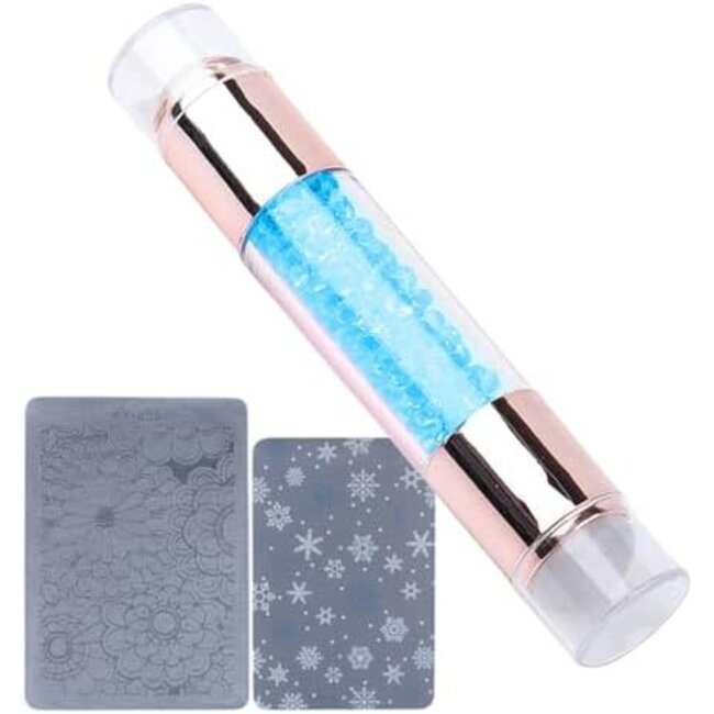 The Studio - Nail Art Stamping Kit - Blue