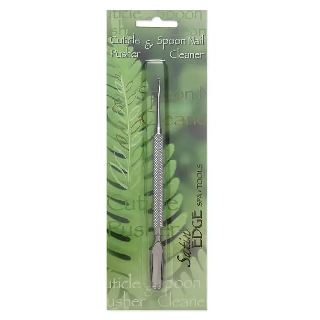 Satin Edge - Cuticle Pusher and Spoon Nail Cleaner - SE-2016