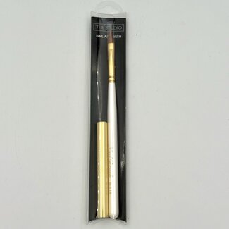 The Studio The Studio - Nail Art Brush - White/Gold - B-116