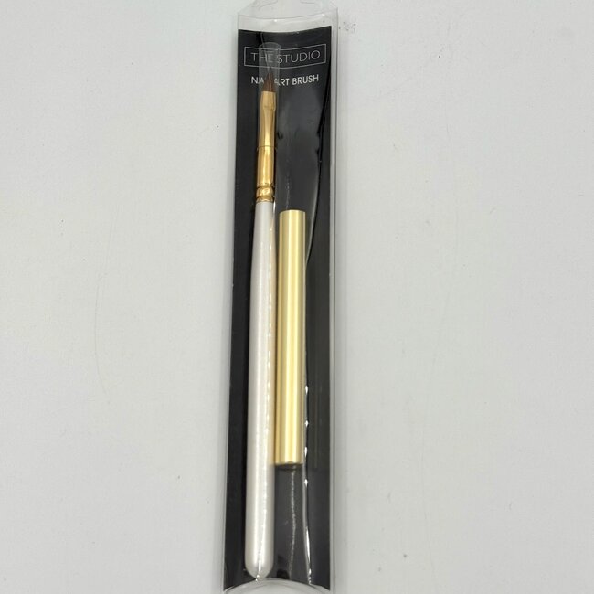 The Studio - Nail Art Brush - White/Gold - B-115