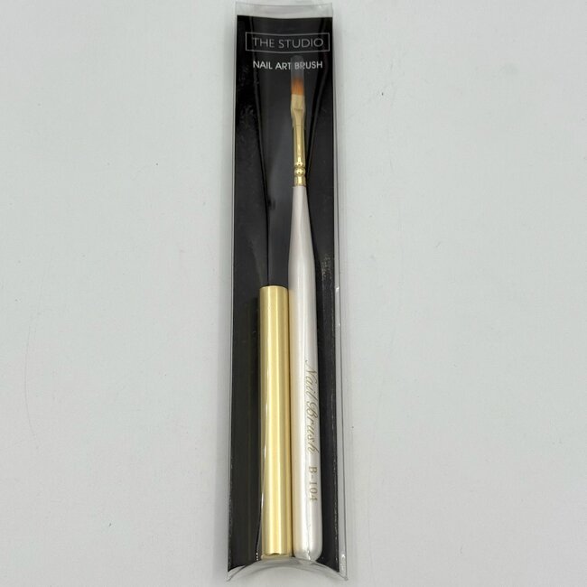 The Studio - Nail Art Brush - White/Gold - B-104