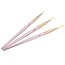 The Studio - Liner Brush - 3 PC - Rose Gold/ Rose Gold
