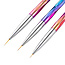 The Studio - Liner Brush - 3 PC - Rainbow Chrome