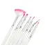 DL - Nail Art Brush Set - 7 piece - DL C340