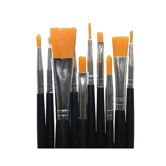 DL - Nail Art Brush Set - 10 piece - DL C69