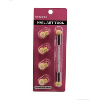 The Studio Nail Art Dotting Sponge Pen Tool - Pink