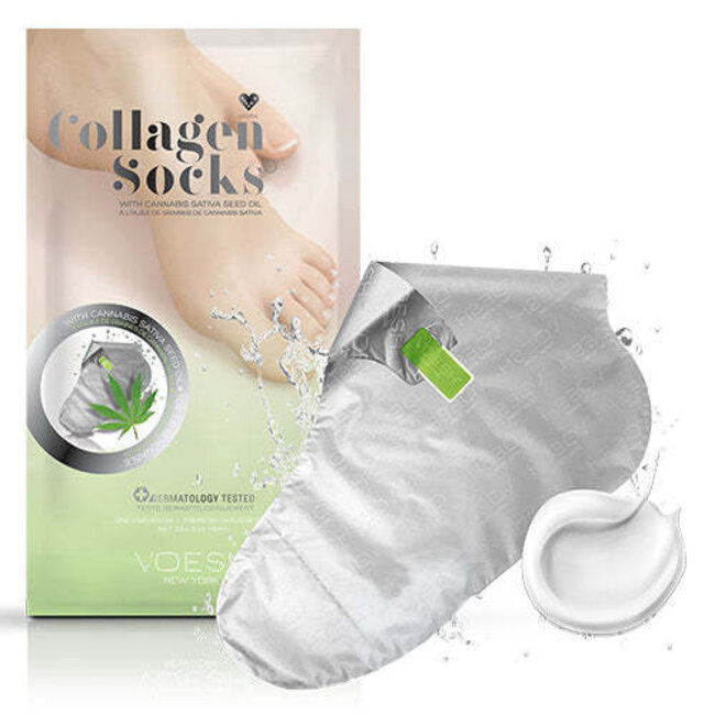 Voesh - Collagen Socks - Cannabis - 1 ct