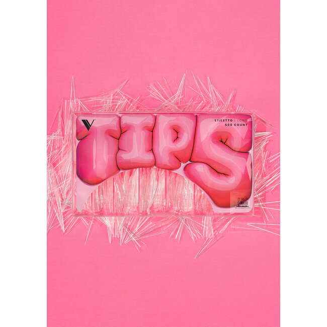 V Beauty Pure - V Tips Box - Stiletto - Long