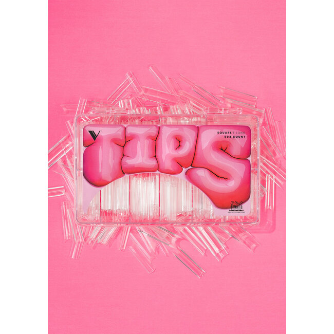 V Beauty Pure - V Tips Box - Square - Long