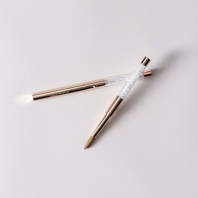 V Beauty Pure - Kolinsky Acrylic Brush - Crystal -