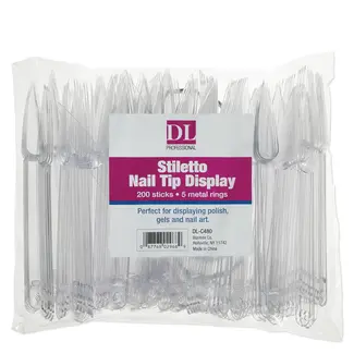 The Studio DL - Stiletto Nail Tip Display - 200 ct