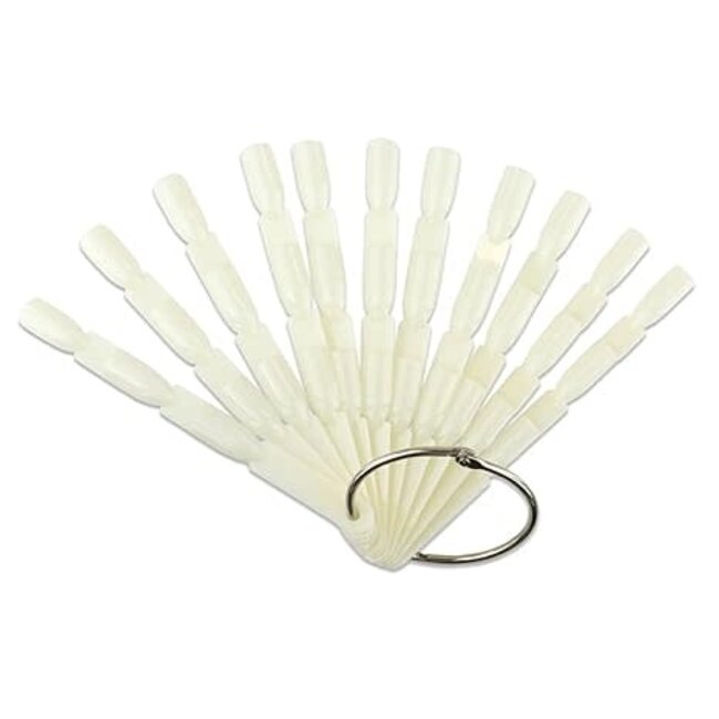 Tip Color Swatch - Triple Nails - Square Natural - 50 count