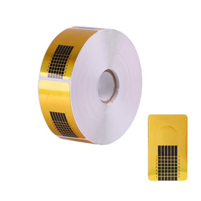 Nail Forms - Gold Horseshoe - Medium