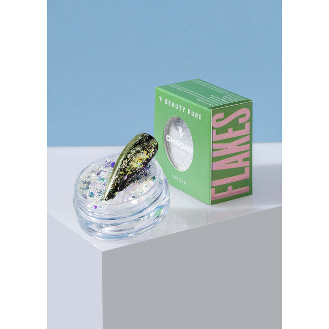 V Beauty Pure - Chrome Flakes - Crystal Kush - Green - 2 grams