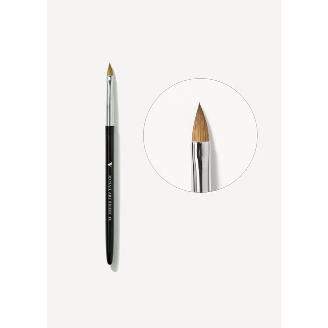 V Beauty Pure - 3D Nail Art Brush - Size 4