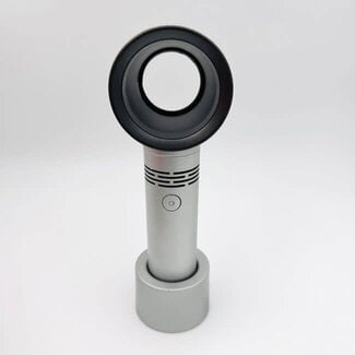 The Studio Portable Leafless Fan - Silver