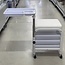 Pedicure Cart with Tray - White