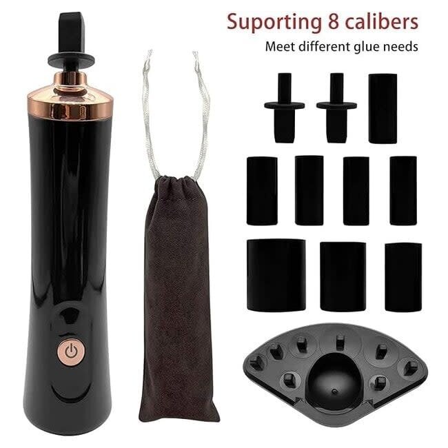 Lash Glue Shaker w/ Stand - Black