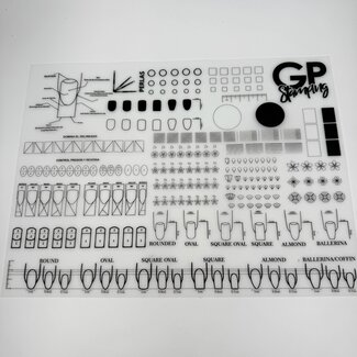 The Studio GP Stamping - Silicone Nail Training Mat